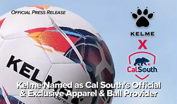 Kelme Named as CalSouth's Official Apparel & Ball Provider