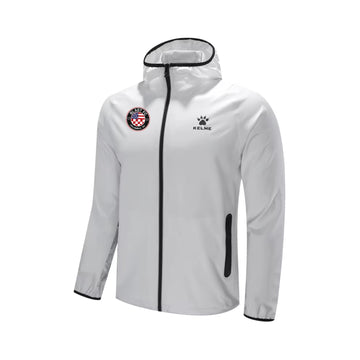 WOVEN WATERPROOF JACKET MENS/WHITE
