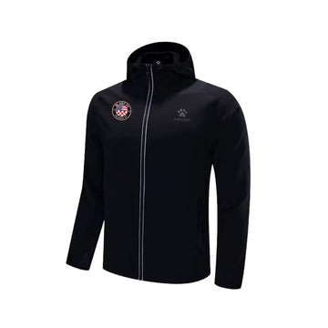 WOVEN WATERPROOF JACKET MENS/BLACK