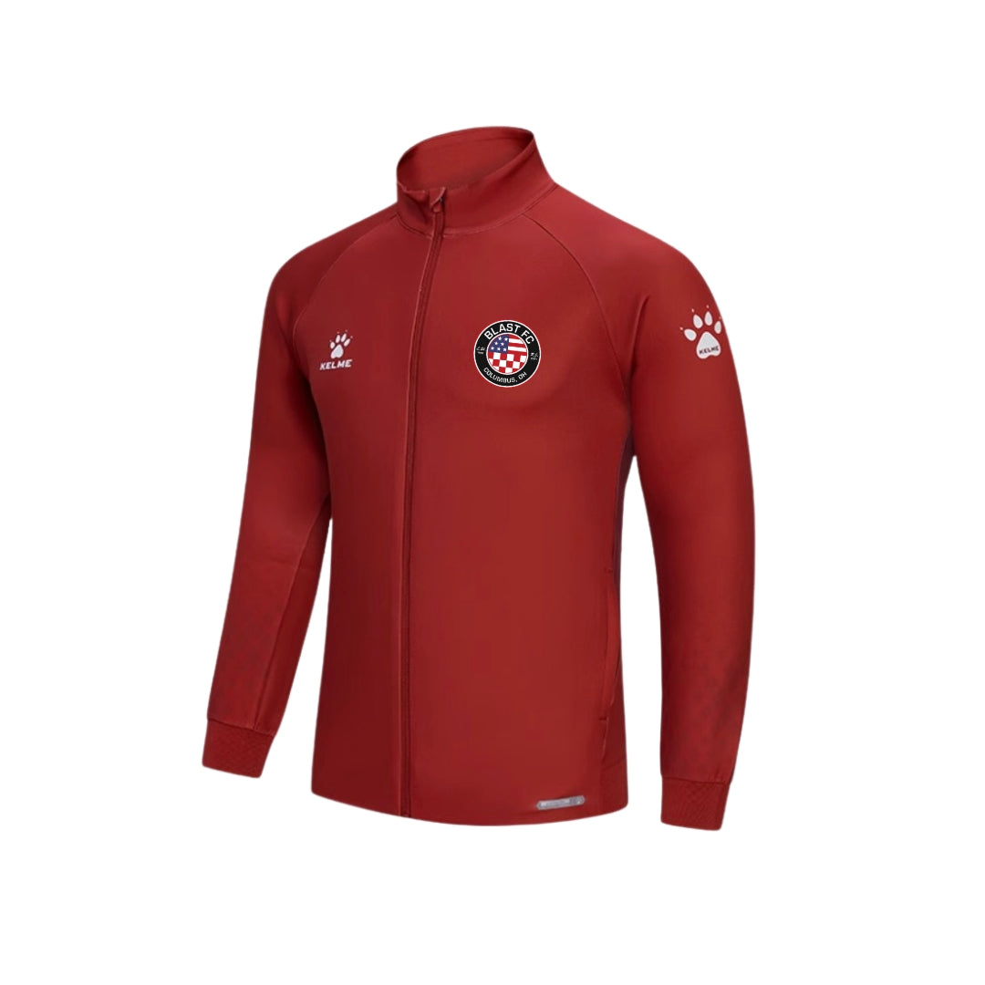 BLAST KNITTED JACKET RED/UNISEX