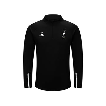 DC FLASH QARTER ZIP - BLACK