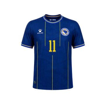 KELME BOSNIA & HERZEGOVINA WORLD CUP JERSEY/HOME - PLAYER VERSION, #11 Dzeko