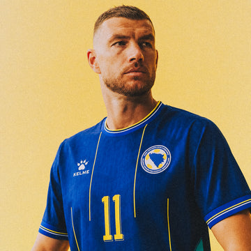 KELME BOSNIA & HERZEGOVINA 26/27 JERSEY/HOME - PLAYER VERSION, #11 Dzeko